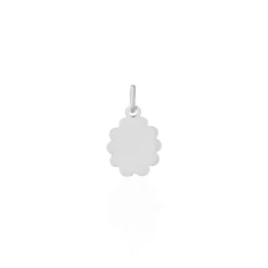 Histoire d'Or Pendentif Ange Nuage or blanc