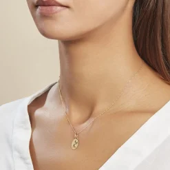 Histoire d'Or Pendentif Ange Ovale Or Jaune Online