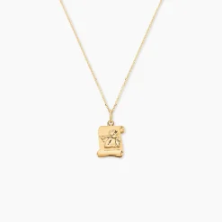 Histoire d'Or Pendentif Ange Parchemin or jaune Best