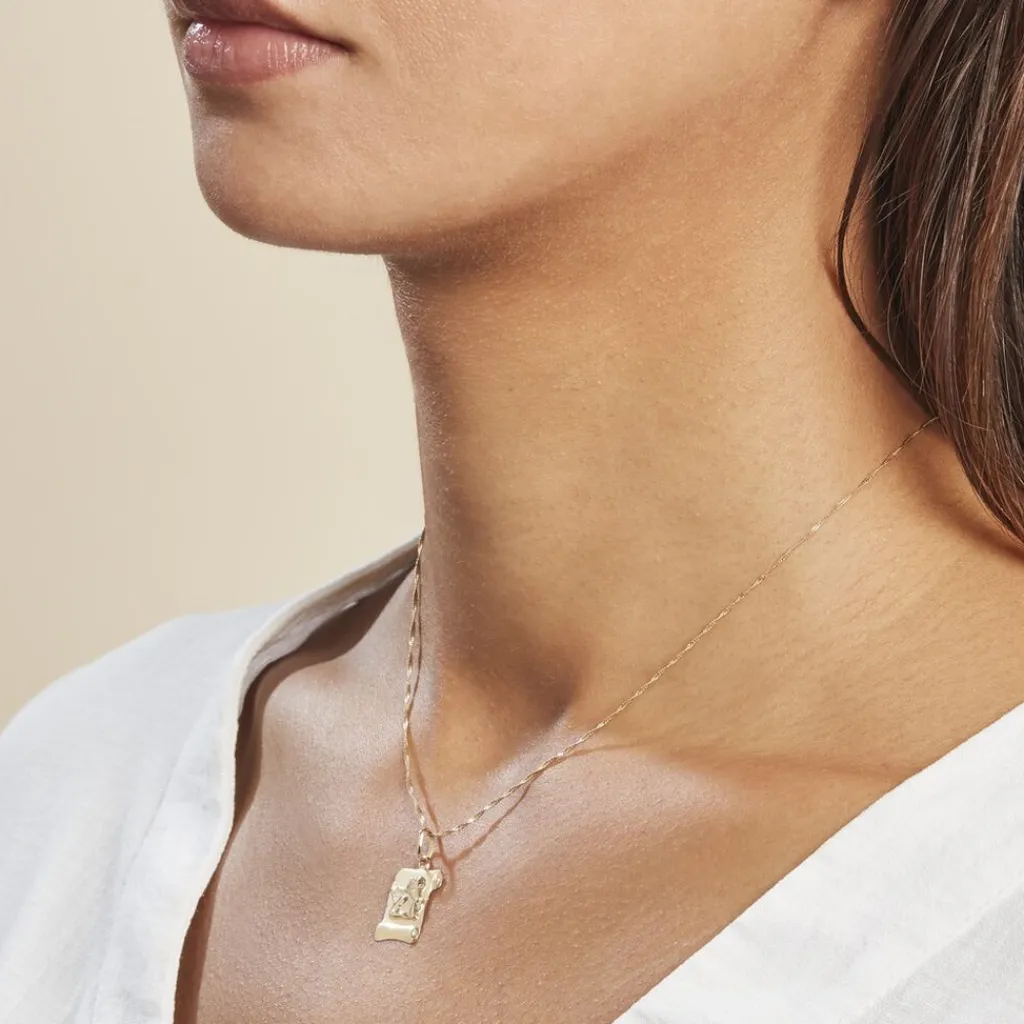 Histoire d'Or Pendentif Ange Parchemin or jaune Best