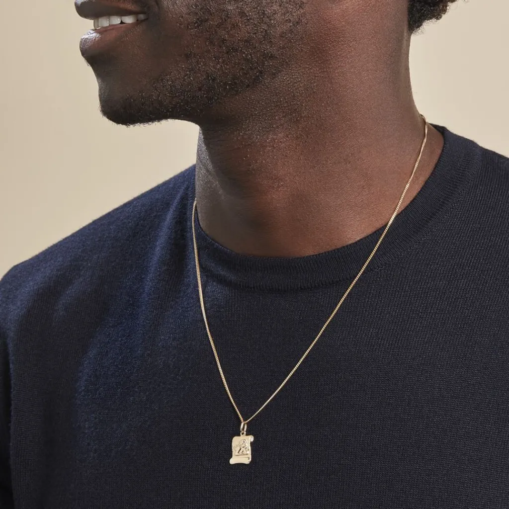 Histoire d'Or Pendentif Ange Parchemin or jaune Best