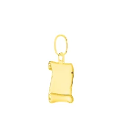 Histoire d'Or Pendentif Ange Parchemin Or Jaune New