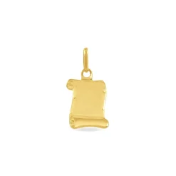 Histoire d'Or Pendentif Ange Parchemin Or Jaune New
