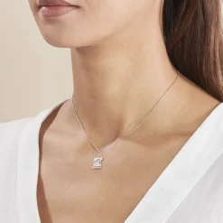 Histoire d'Or Pendentif Ange Parchemin Or Blanc Discount