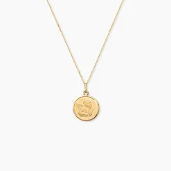 Histoire d'Or Pendentif Ange Rond Or Jaune Online