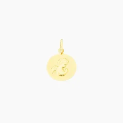 Histoire d'Or Pendentif Ange Rond Or Jaune Best