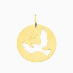 Histoire d'Or Pendentif Anny Colombe Or Jaune Best