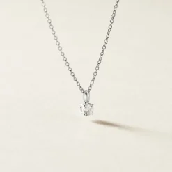 Histoire d'Or Pendentif Aphrodite or blanc diamant Clearance