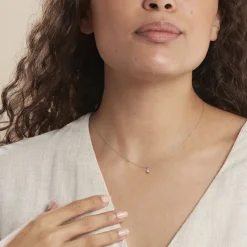 Histoire d'Or Pendentif Aphrodite or blanc diamant Sale