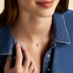 Histoire d'Or Pendentif Aphrodite or blanc diamant Hot