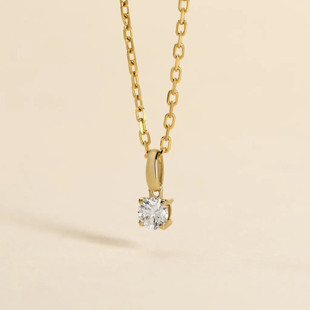 Histoire d'Or Pendentif Aphrodite or jaune diamant Clearance