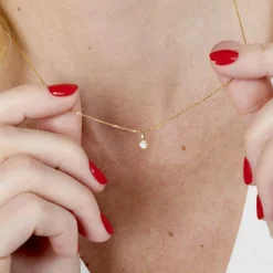 Histoire d'Or Pendentif Aphrodite or jaune diamant Clearance