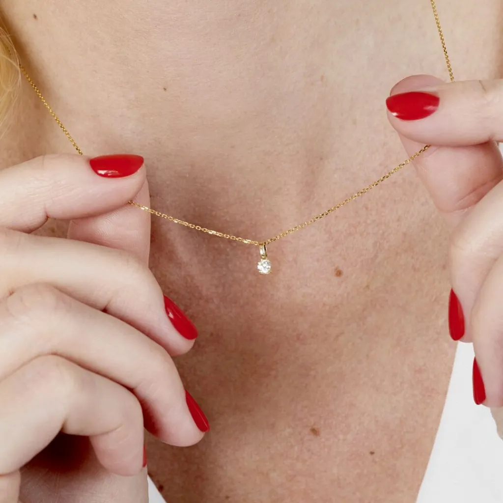 Histoire d'Or Pendentif Aphrodite or jaune diamant Clearance