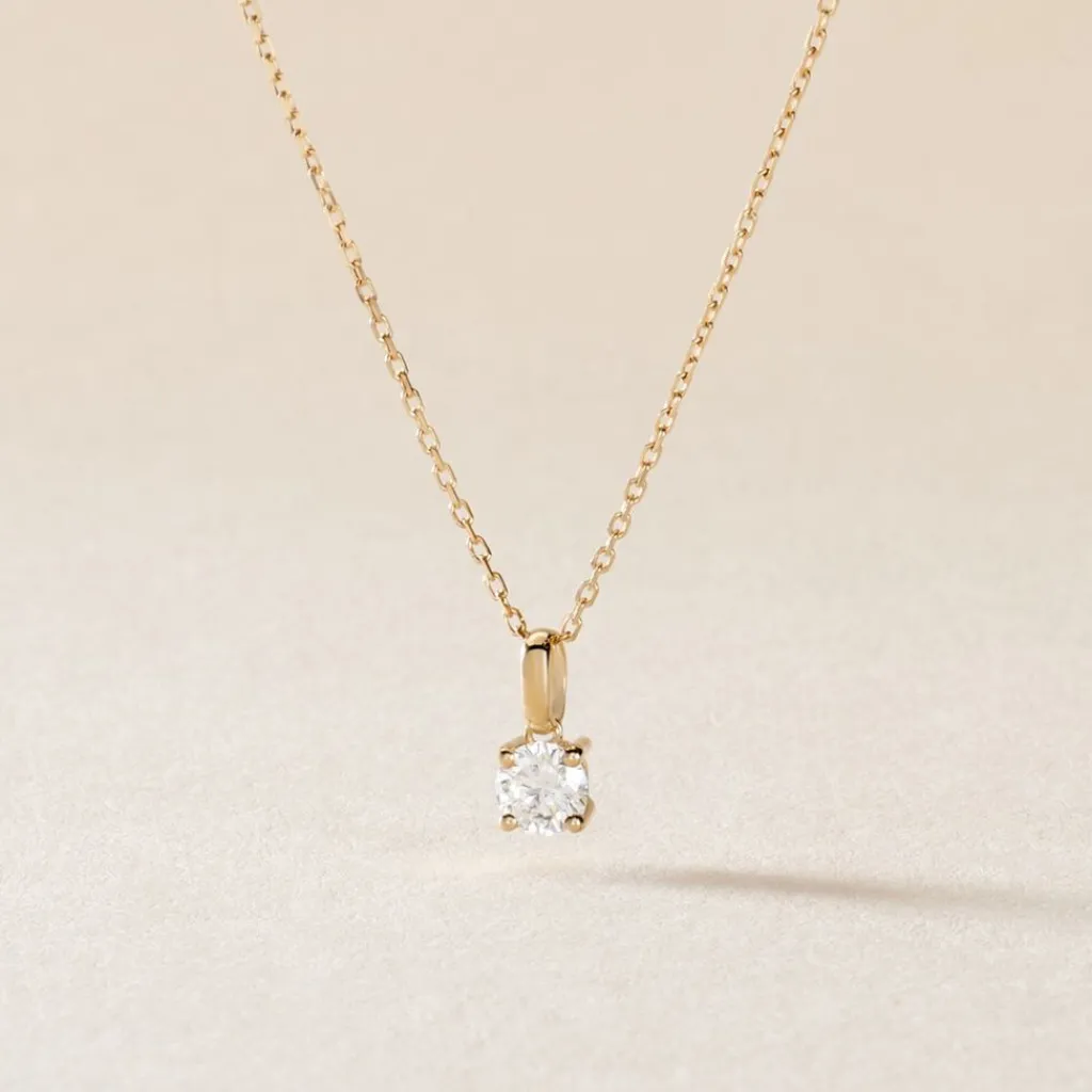 Histoire d'Or Pendentif Aphrodite or jaune diamant Clearance