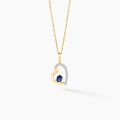 Histoire d'Or Pendentif Arduinna or jaune saphir Online