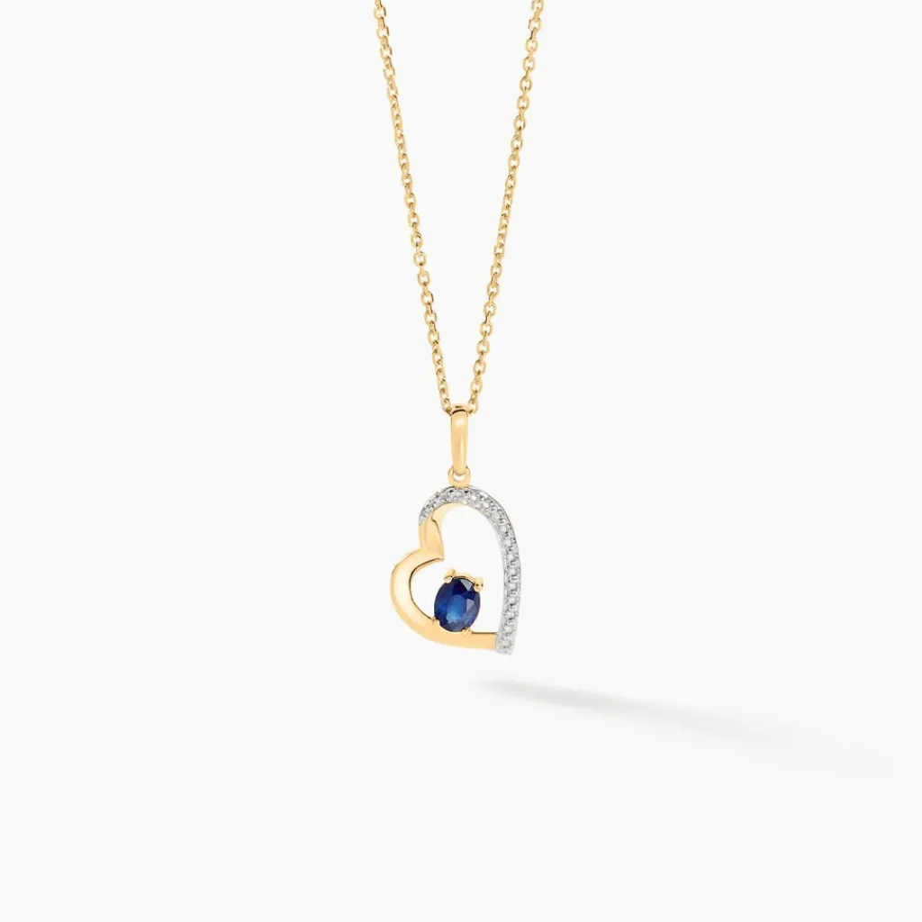 Histoire d'Or Pendentif Arduinna or jaune saphir Online