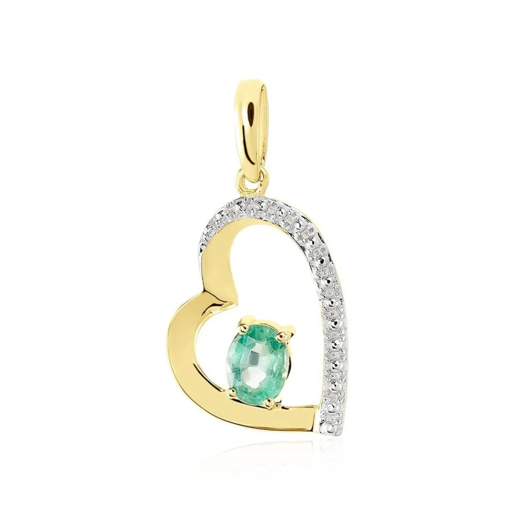 Histoire d'Or Pendentif Arduinna Or Jaune Emeraude or jaune émeraude Clearance