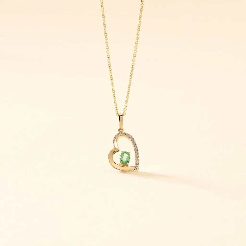 Histoire d'Or Pendentif Arduinna Or Jaune Emeraude or jaune émeraude Clearance