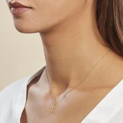 Histoire d'Or Pendentif Basilissa Croix De Vie Or Jaune Clearance