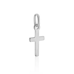 Histoire d'Or Pendentif Bathilde Croix Striee or blanc Sale