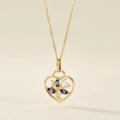 Histoire d'Or Pendentif Baylee Or Jaune Topaze Oxyde De Zirconium New