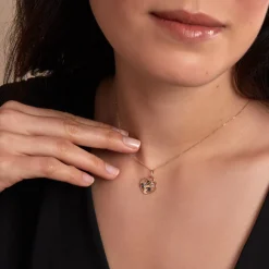 Histoire d'Or Pendentif Baylee Or Jaune Topaze Oxyde De Zirconium New