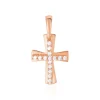 Histoire d'Or Pendentif Canice Croix Or Rose Oxyde De Zirconium Clearance