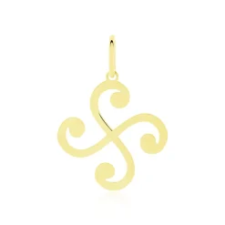 Histoire d'Or Pendentif Cobeia Croix Basque Or Jaune Clearance