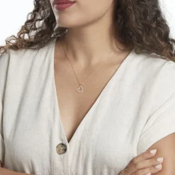 Histoire d'Or Pendentif Coeur Penche Or Jaune Oxyde De Zirconium Online