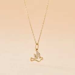 Histoire d'Or Pendentif Columnia Or Jaune Oxyde De Zirconium Hot