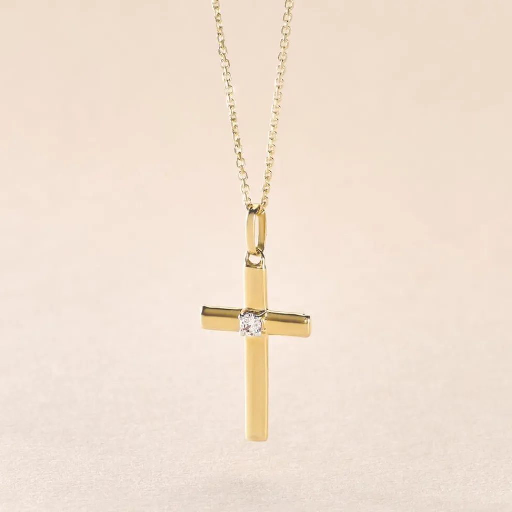 Histoire d'Or Pendentif Cornell Or Jaune Oxyde De Zirconium Clearance