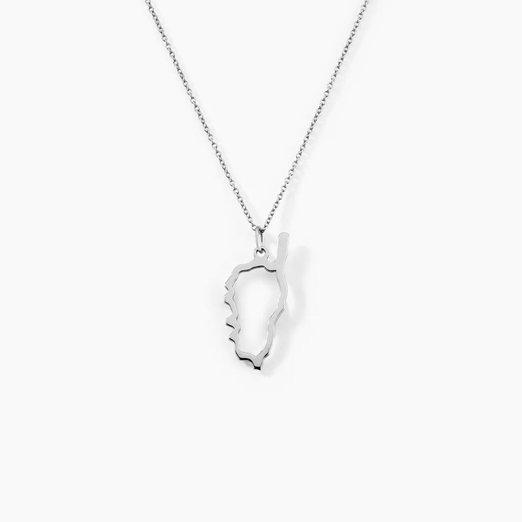 Histoire d'Or Pendentif Corse argent blanc New
