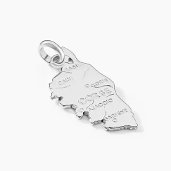 Histoire d'Or Pendentif Corsica argent blanc New