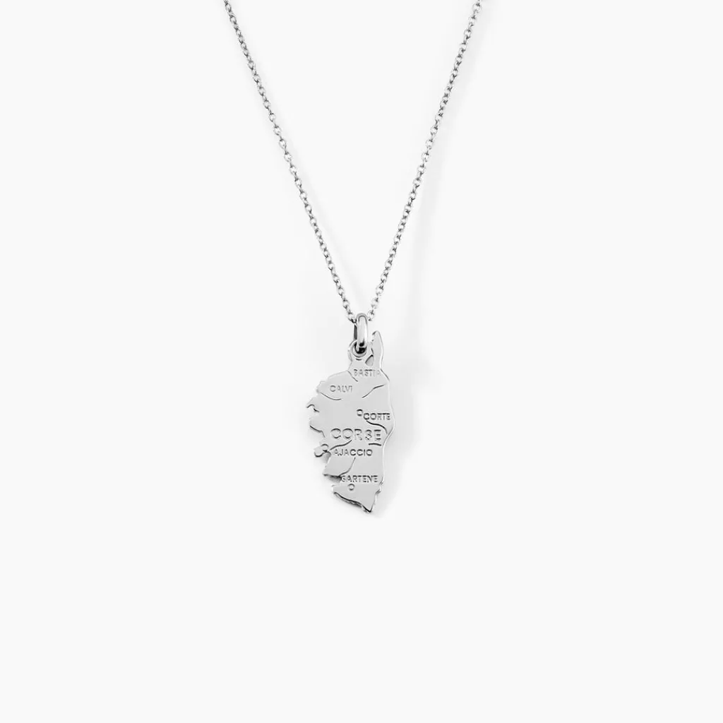 Histoire d'Or Pendentif Corsica argent blanc New