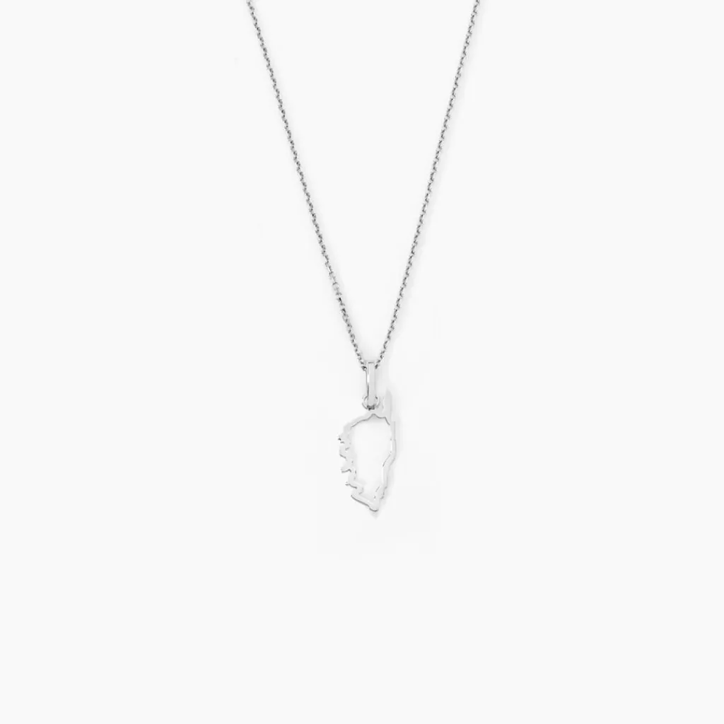 Histoire d'Or Pendentif Corsica or blanc Discount