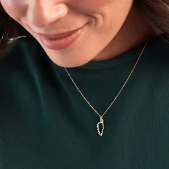 Histoire d'Or Pendentif Corsica or jaune Discount