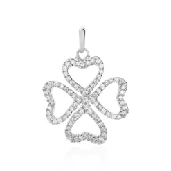 Histoire d'Or Pendentif Daiki Or Blanc Oxyde De Zirconium Clearance