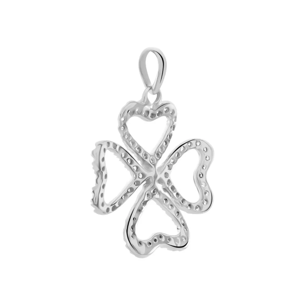 Histoire d'Or Pendentif Daiki Or Blanc Oxyde De Zirconium Clearance