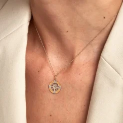 Histoire d'Or Pendentif Demyan Or Bicolore Oxyde De Zirconium Hot