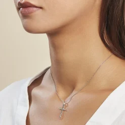 Histoire d'Or Pendentif Desilia Ciselée Argent Blanc Online