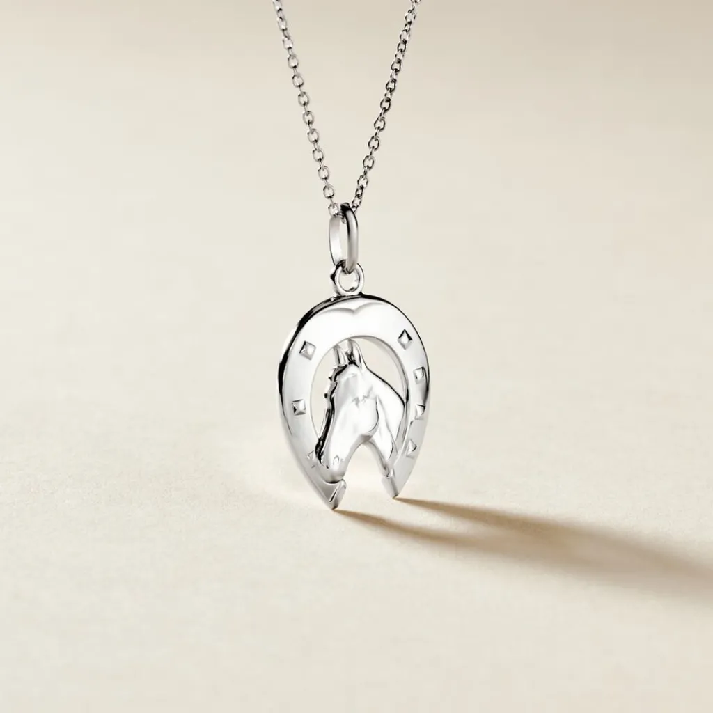 Histoire d'Or Pendentif Dua Argent Blanc New