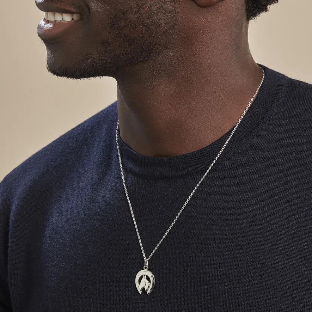 Histoire d'Or Pendentif Dua Argent Blanc New