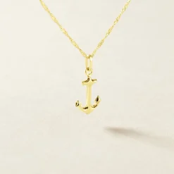 Histoire d'Or Pendentif Edouarda Ancre Or Jaune Sale