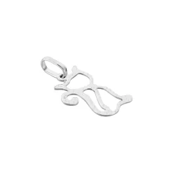 Histoire d'Or Pendentif Egee Chat Or Blanc Online