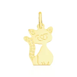Histoire d'Or Pendentif Egee Chat Or Jaune Outlet