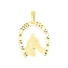 Histoire d'Or Pendentif Egide Fer A Cheval Or Jaune Sale
