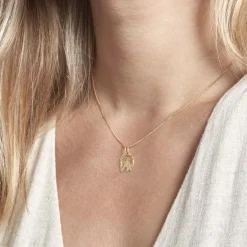 Histoire d'Or Pendentif Egide Fer A Cheval Or Jaune Sale