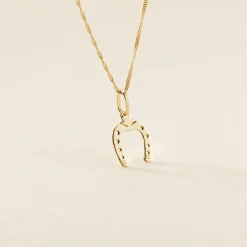 Histoire d'Or Pendentif Egide Fer A Cheval Or Jaune Hot