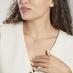 Histoire d'Or Pendentif Elbertina Or Jaune Perle De Culture Hot