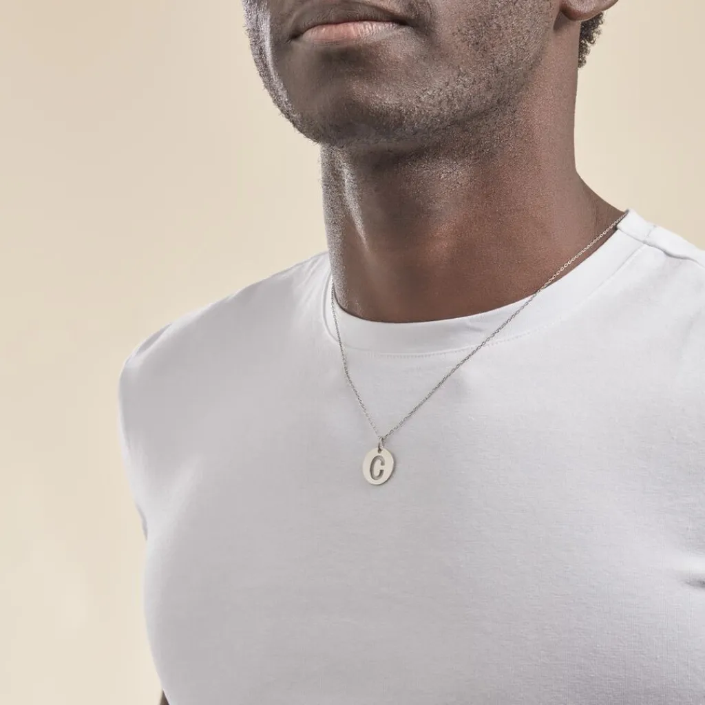 Histoire d'Or Pendentif Elio C Argent Blanc Hot